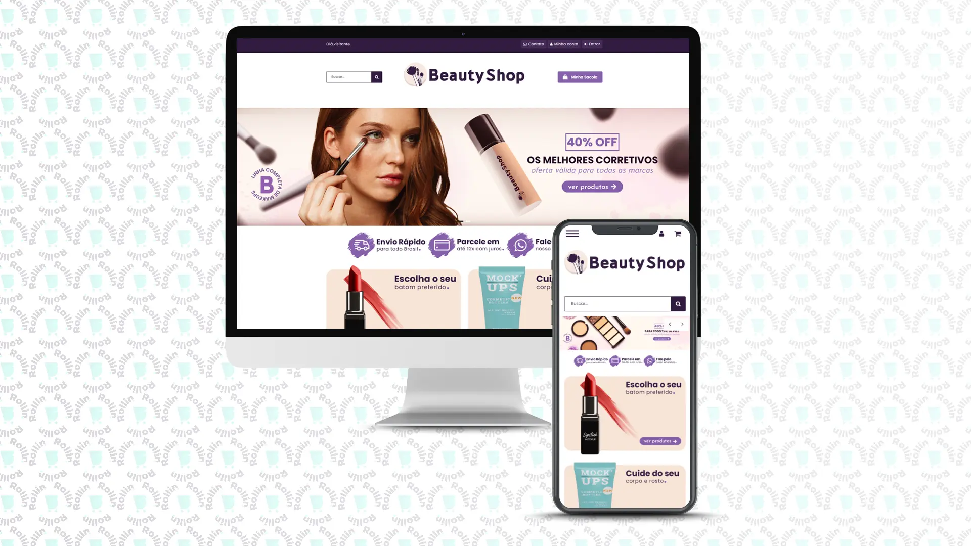 Tema Iluria Beauty Shop - Layout profissional para e-commerce