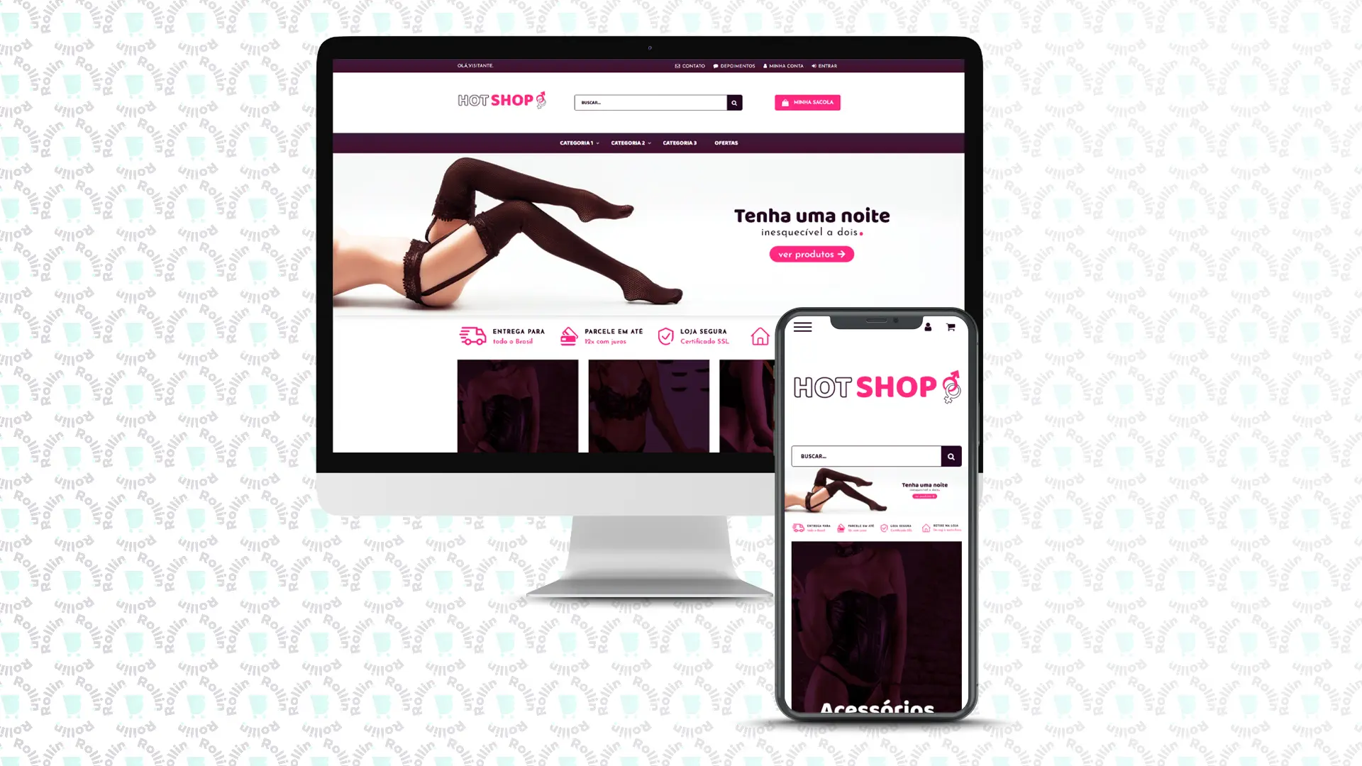 Tema Iluria Hot Shop - Layout profissional para e-commerce