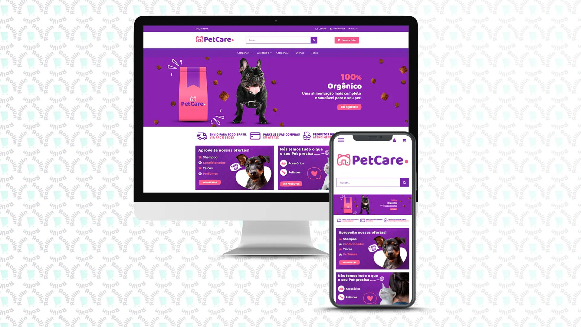 Tema Iluria PetCare - Layout profissional para e-commerce