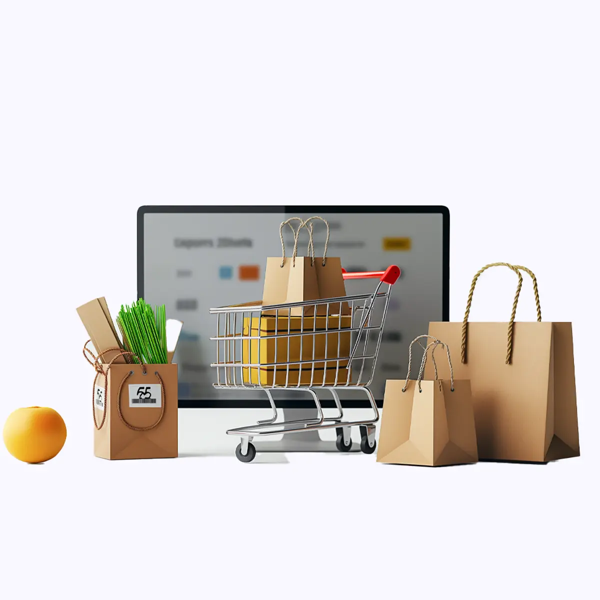 Consultoria E-commerce com IA - Dashboard mostrando análise, chatbot, automação e estratégias de crescimento