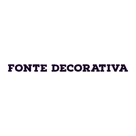 Fonte Decorativa